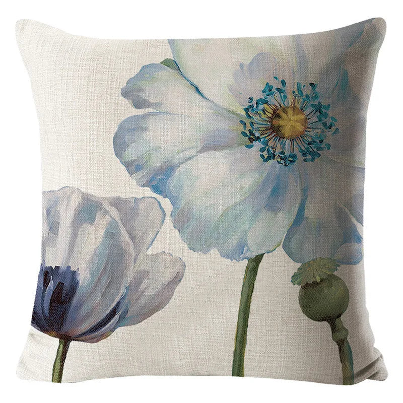 Colorful Flower Decoration Pillowcase