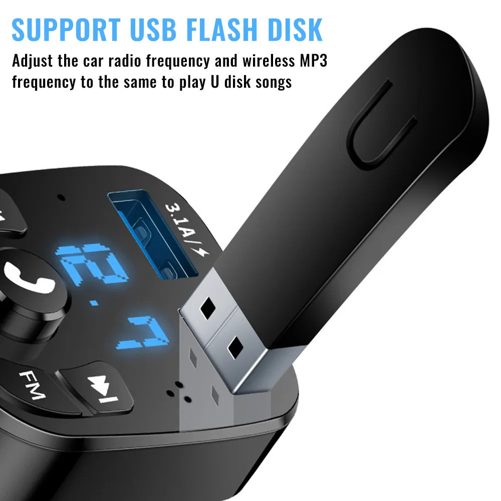 High Performance Bluetooth FM Transmitter
