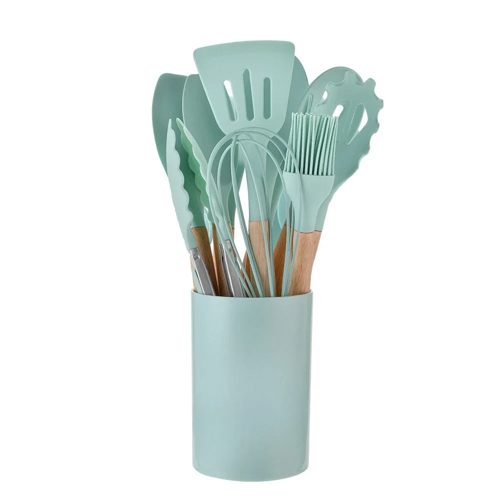 12PCS Non-Stick Silicone Utensils Set