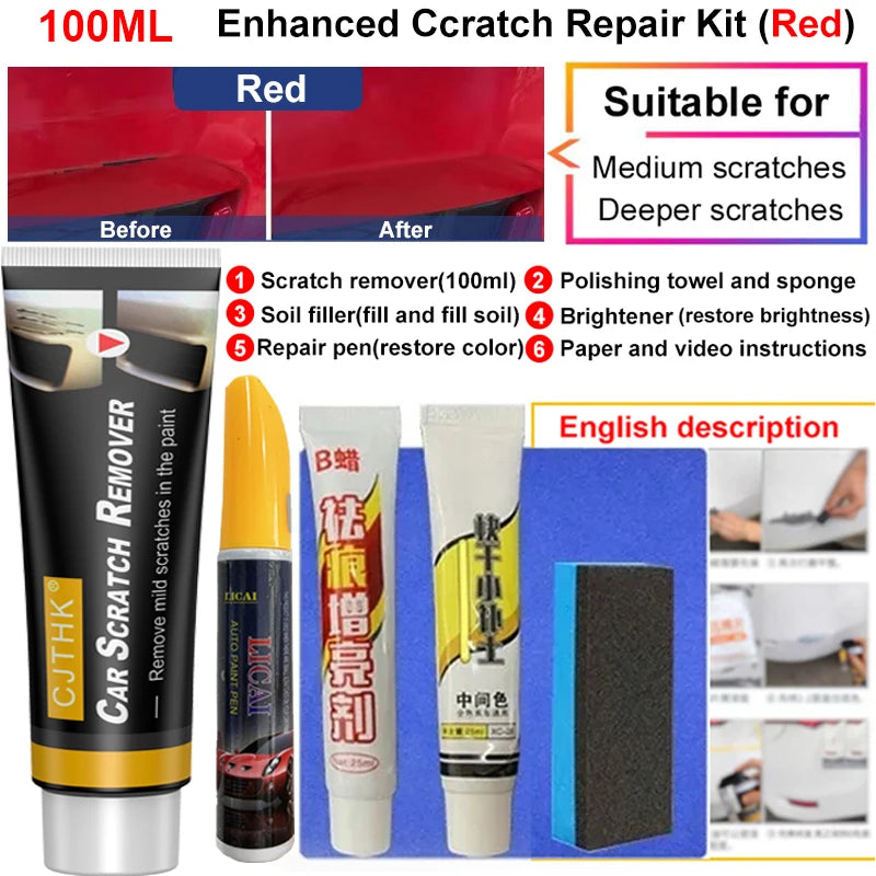 Car Polishing Paste With Sponge