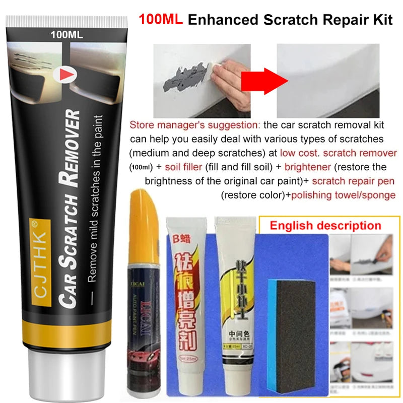 Car Polishing Paste With Sponge