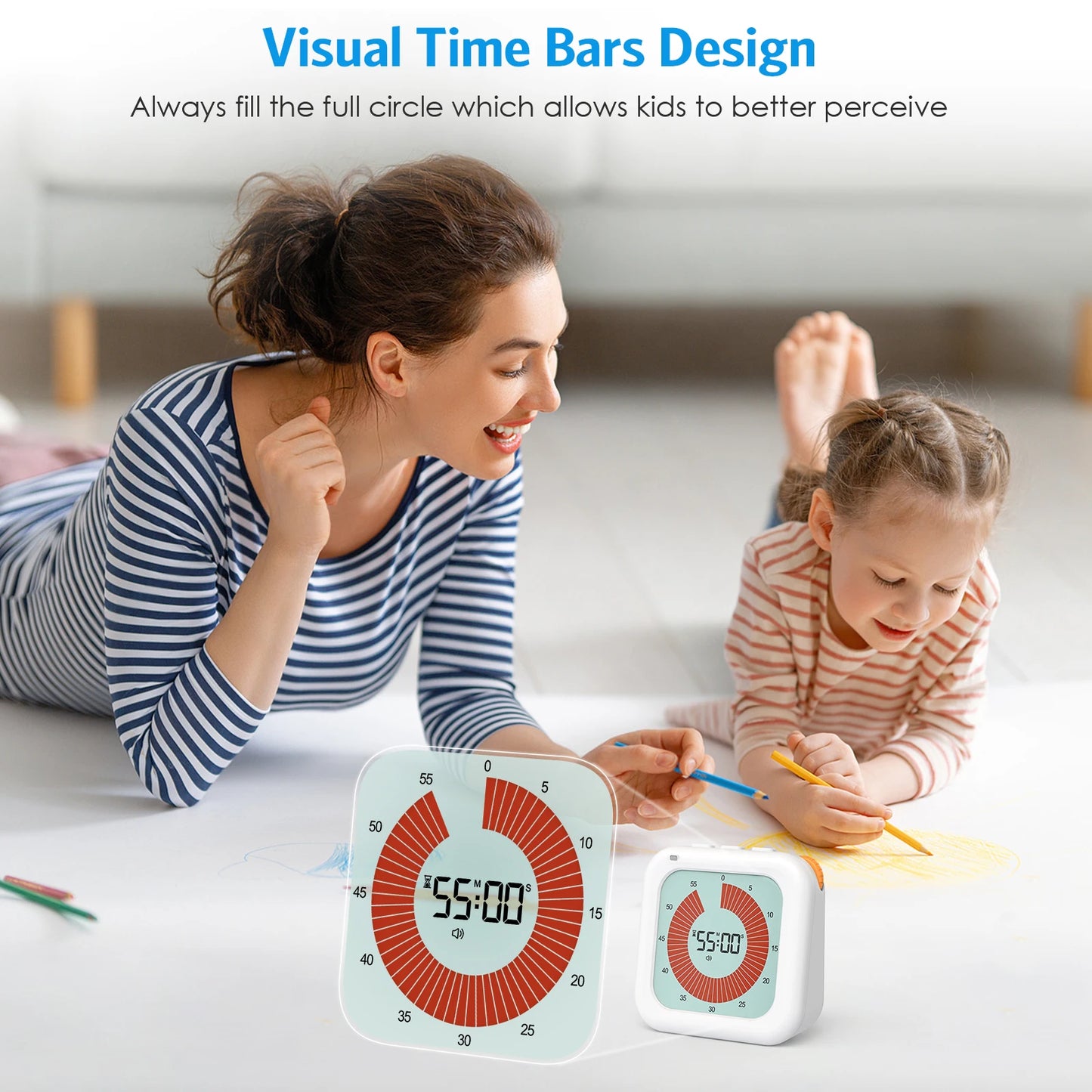 Visual Timer Digital Countdown For Kitchen
