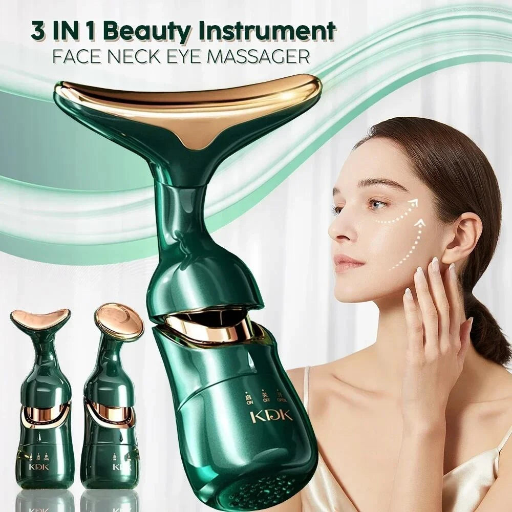 3 In 1 Facial Lifting Device Neck Massager