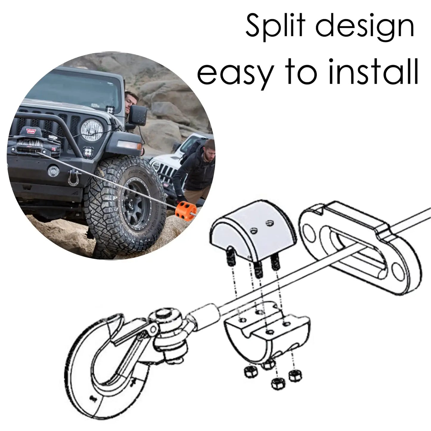 Winch Stopper For Cable