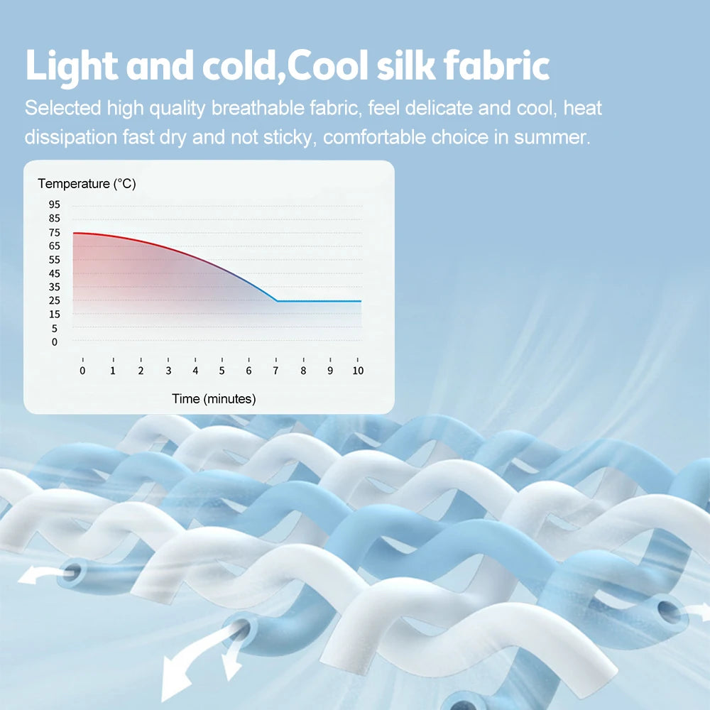 Universal Cool Ice Silk Seat Cover