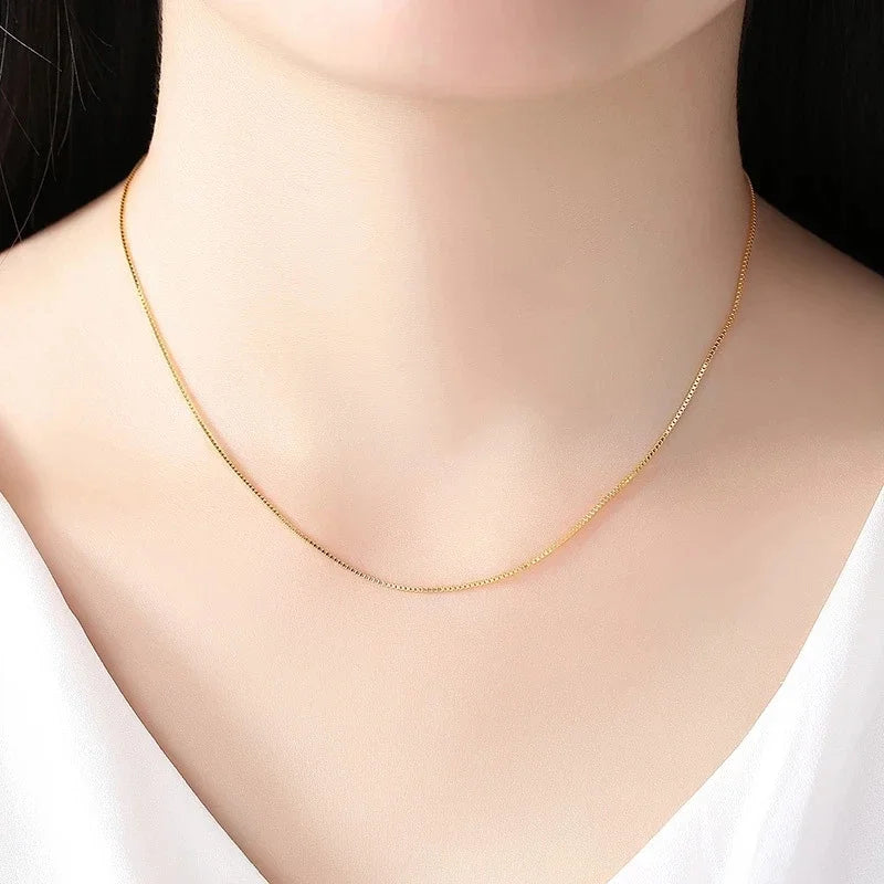 14k Original Gold Color Necklace Chain
