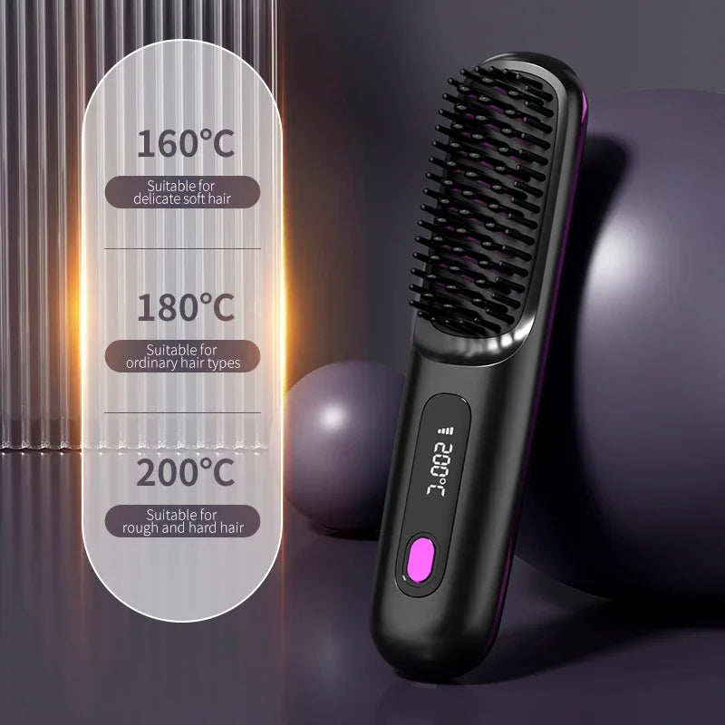 Wireless Portable Negative Ion Styling Tool