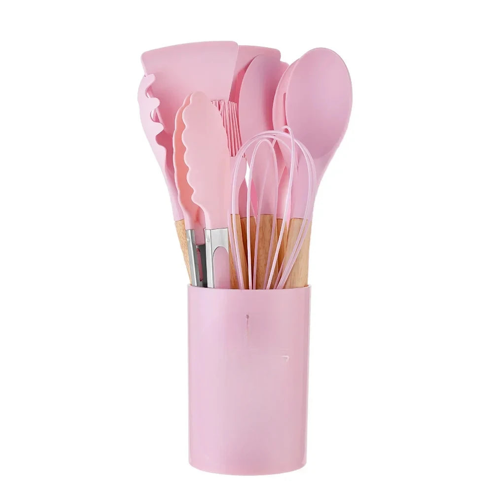 12PCS Non-Stick Silicone Utensils Set