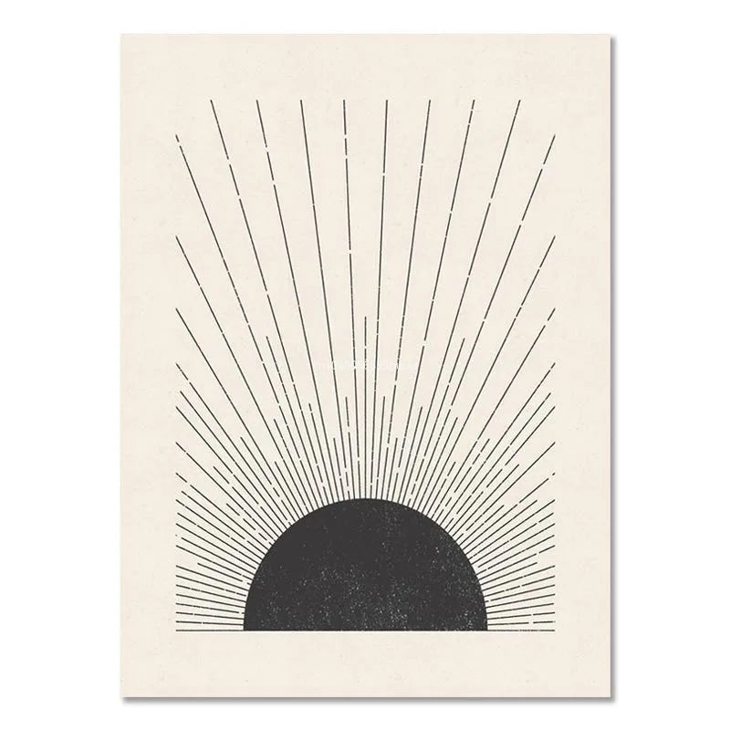 Abstract Bohemian Wall Art Poster