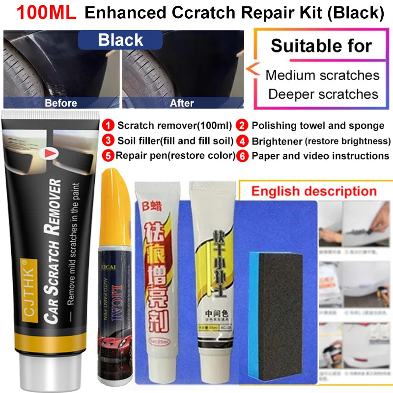 Car Polishing Paste With Sponge