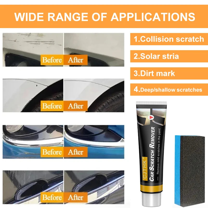 Car Polishing Paste With Sponge