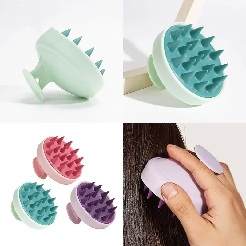 Wet and Dry Scalp Massage Brush