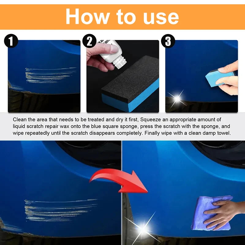 Car Polishing Paste With Sponge