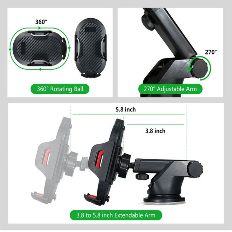 Sucker Car Phone Holder Mount Stand