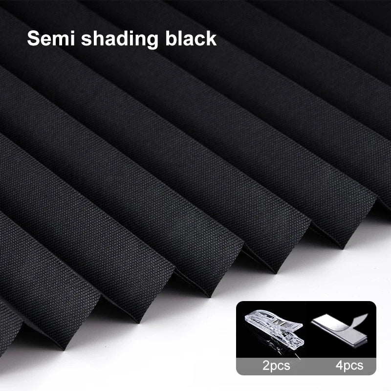 Self-Adhesive Pleated Blind High Shading Curtain