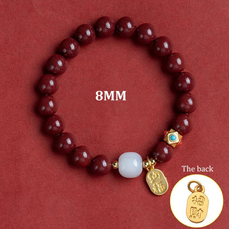 Natural Cinnabar Bracelet