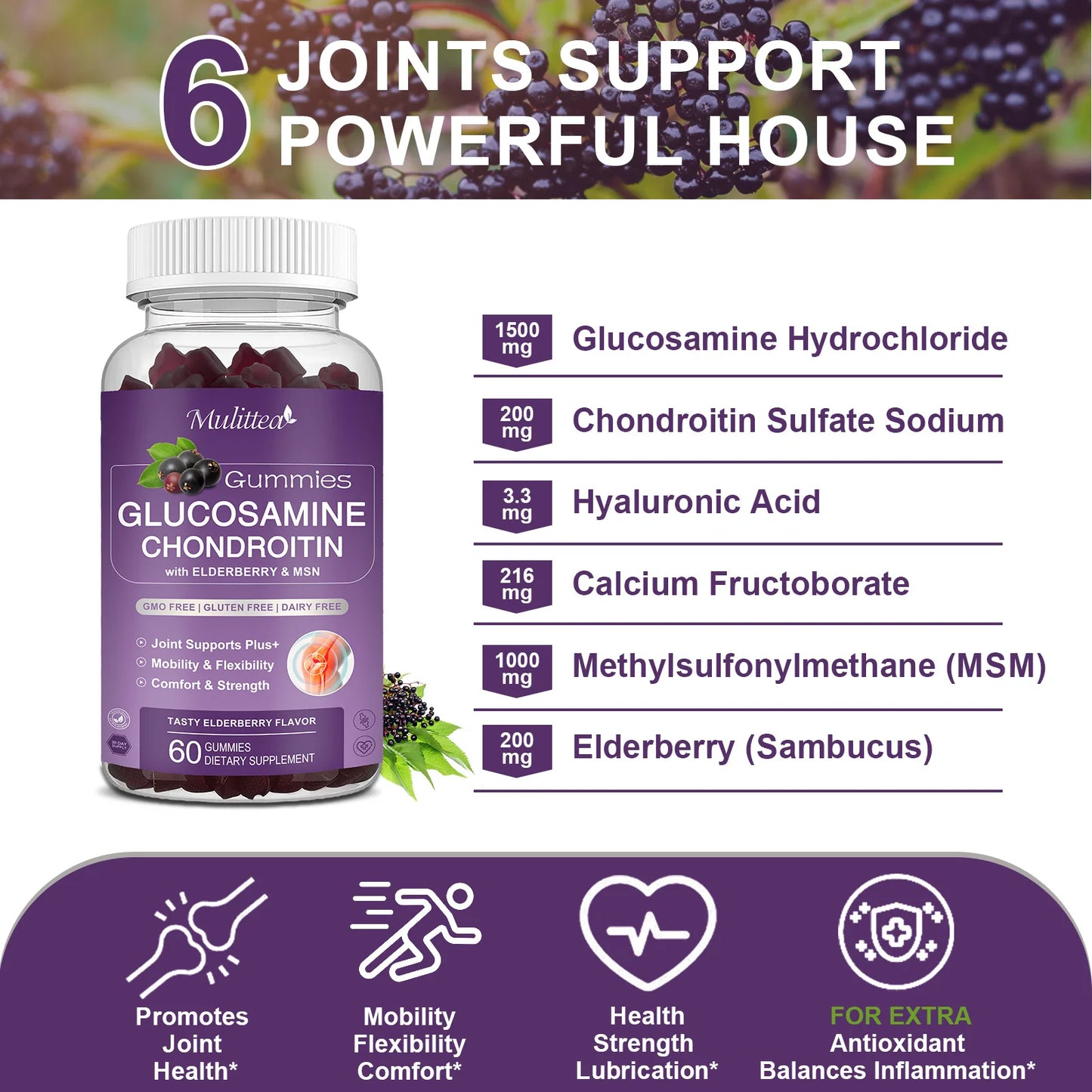 Antioxidant Immune Support Supplement for Adults