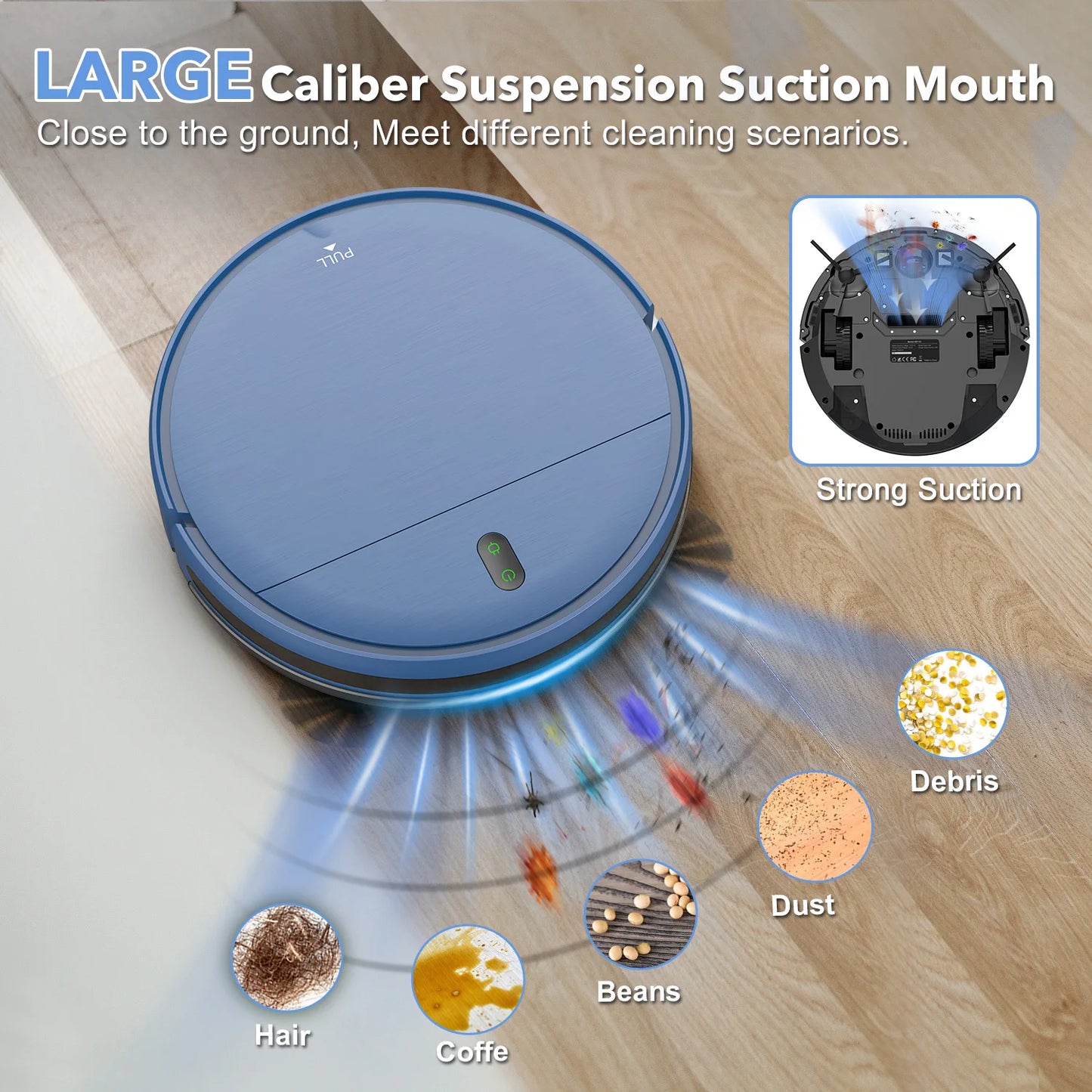 6000Pa Power Auto Charging App Control Robot Vacuum Cleaner