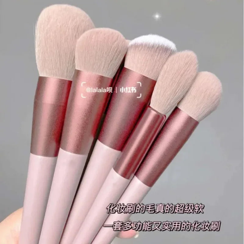 Goat Hair Makeup Brushes Set