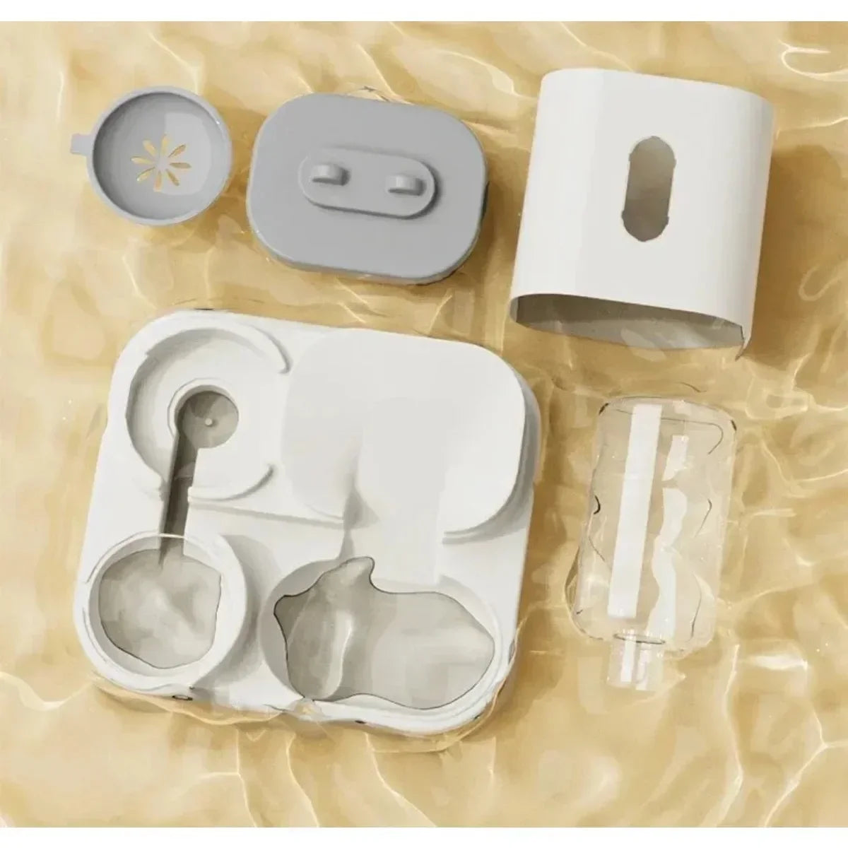 Automatic Feeder Bowl With Water Fountain