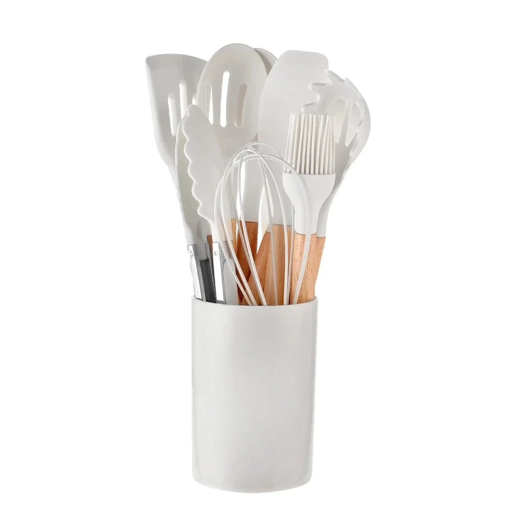 12PCS Non-Stick Silicone Utensils Set