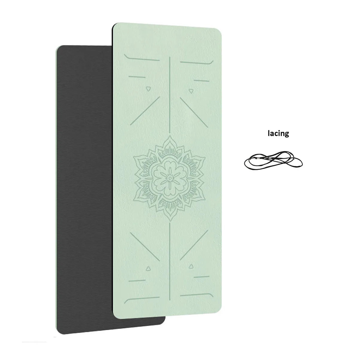 Non-slip TPE Yoga Mat With Guide Line