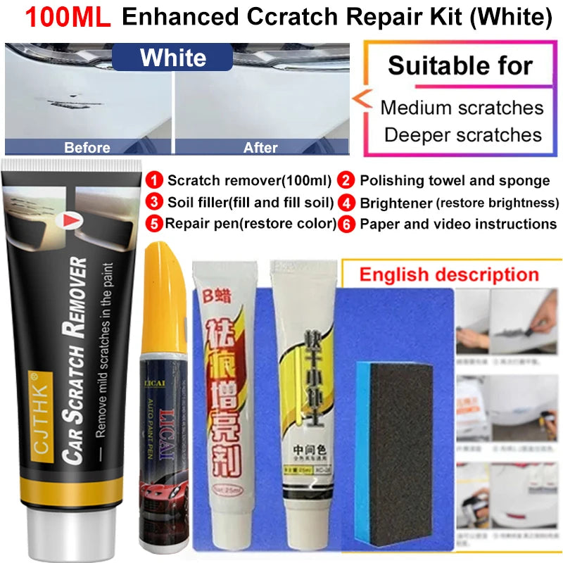 Car Polishing Paste With Sponge