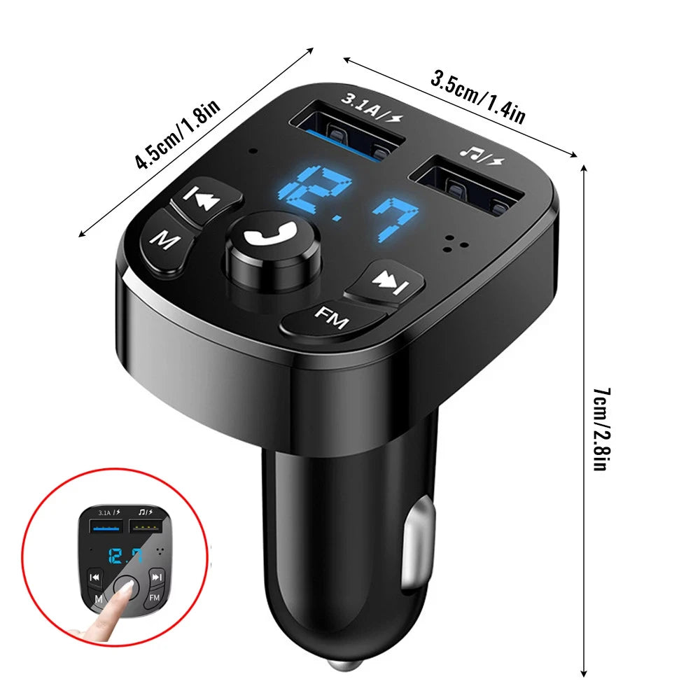 High Performance Bluetooth FM Transmitter