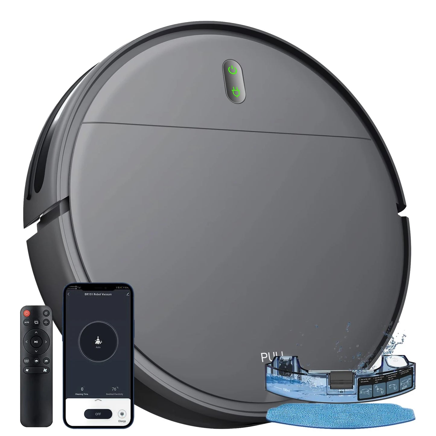 6000Pa Power Auto Charging App Control Robot Vacuum Cleaner