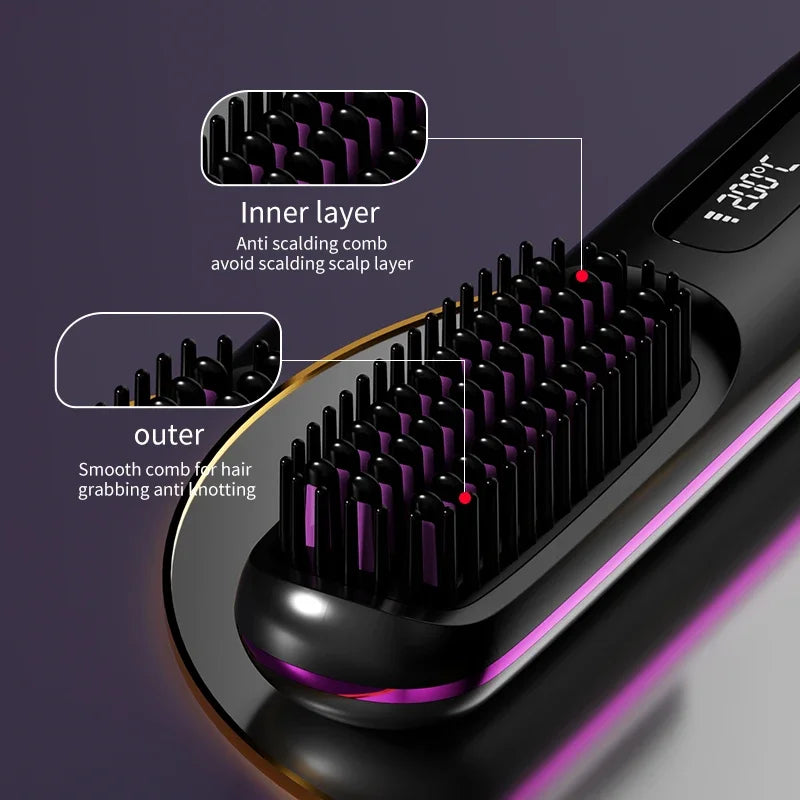 Wireless Portable Negative Ion Styling Tool