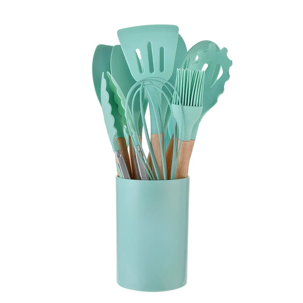 12PCS Non-Stick Silicone Utensils Set