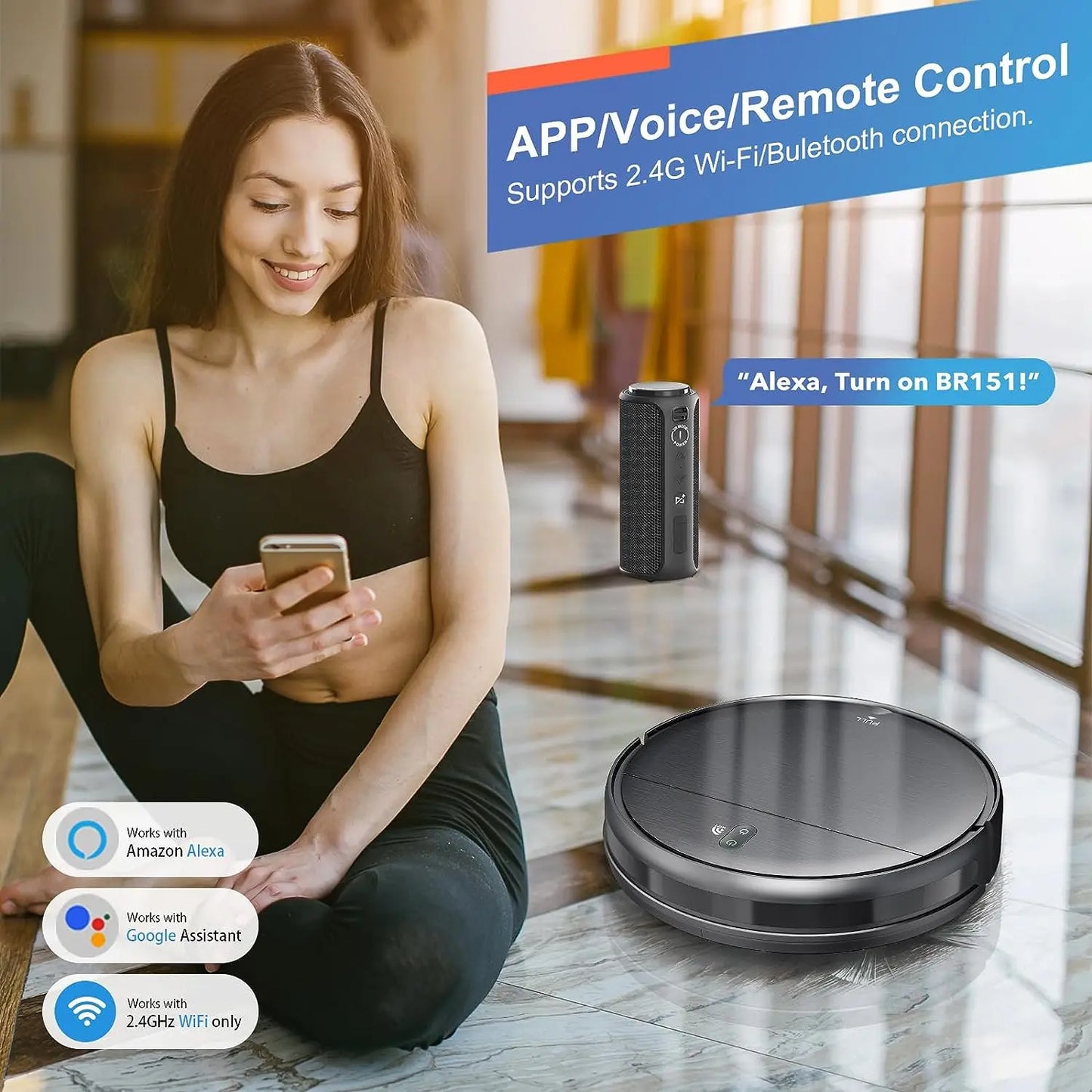 6000Pa Power Auto Charging App Control Robot Vacuum Cleaner