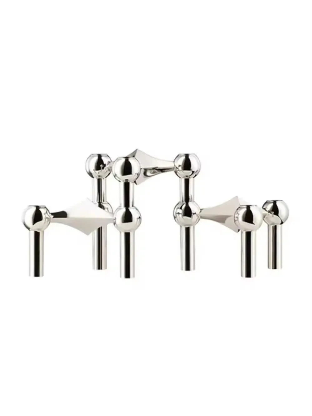 Metal Molecular Structure Candle Holder