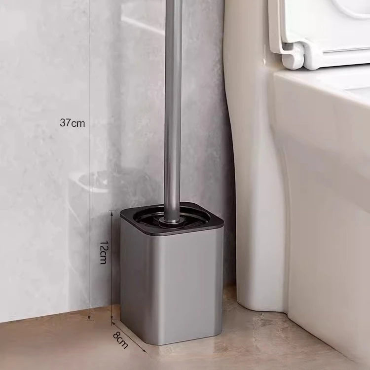 Metal Shell Wall-Mounted Toilet Brush Holder