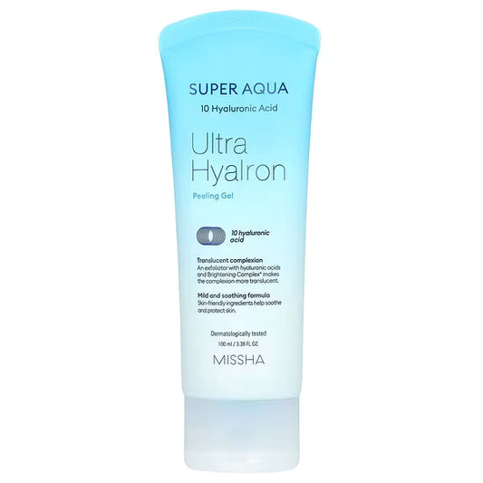Missha, Super Aqua, Ultra Hyalron Peeling Gel, 3.38 fl oz (100 ml)