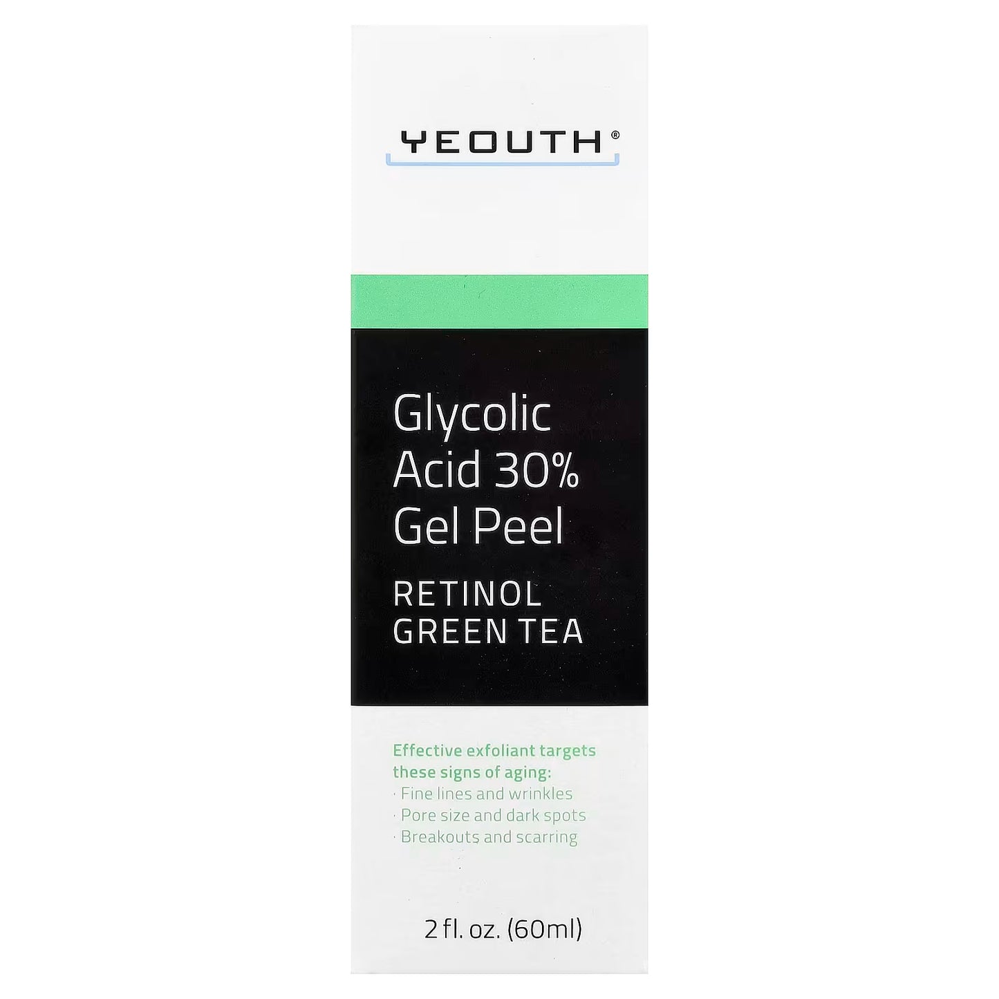 YEOUTH, Glycolic Acid 30% Gel Peel, 2 fl oz (60 ml)