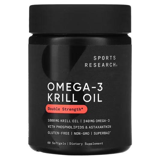 Sports Research, Omega-3 Krill Oil, 1,000 mg, 60 Softgels