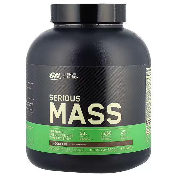 Optimum Nutrition, Serious Mass™, Chocolate, 6 lb (2.72 kg)
