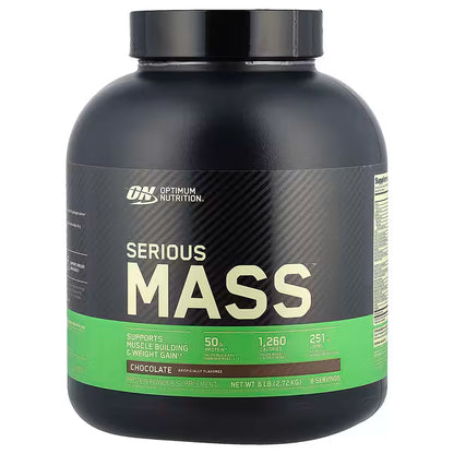 Optimum Nutrition, Serious Mass™, Chocolate, 6 lb (2.72 kg)