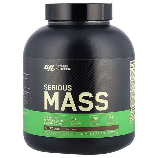 Optimum Nutrition, Serious Mass™, Chocolate, 6 lb (2.72 kg)