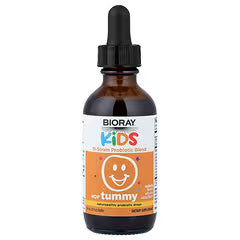 Bioray, Kids, NDF® Tummy, 11-Strain Probiotic Blend, Raspberry, 2 fl oz (60 ml)