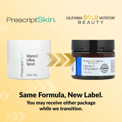 California Gold Nutrition, Vitamin C Lifting Serum, Enhanced Brightening Gel Serum, 1.55 oz (44 g)