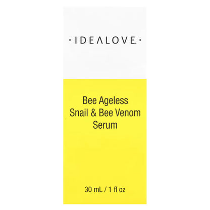 Idealove, Bee Ageless, Snail & Bee Venom Serum, 1 fl oz (30 ml)