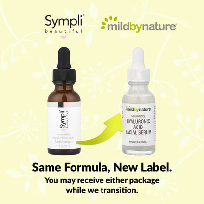 Mild By Nature, Serumdipity, Hyaluronic Acid Facial Serum, 1 fl oz (30 ml)