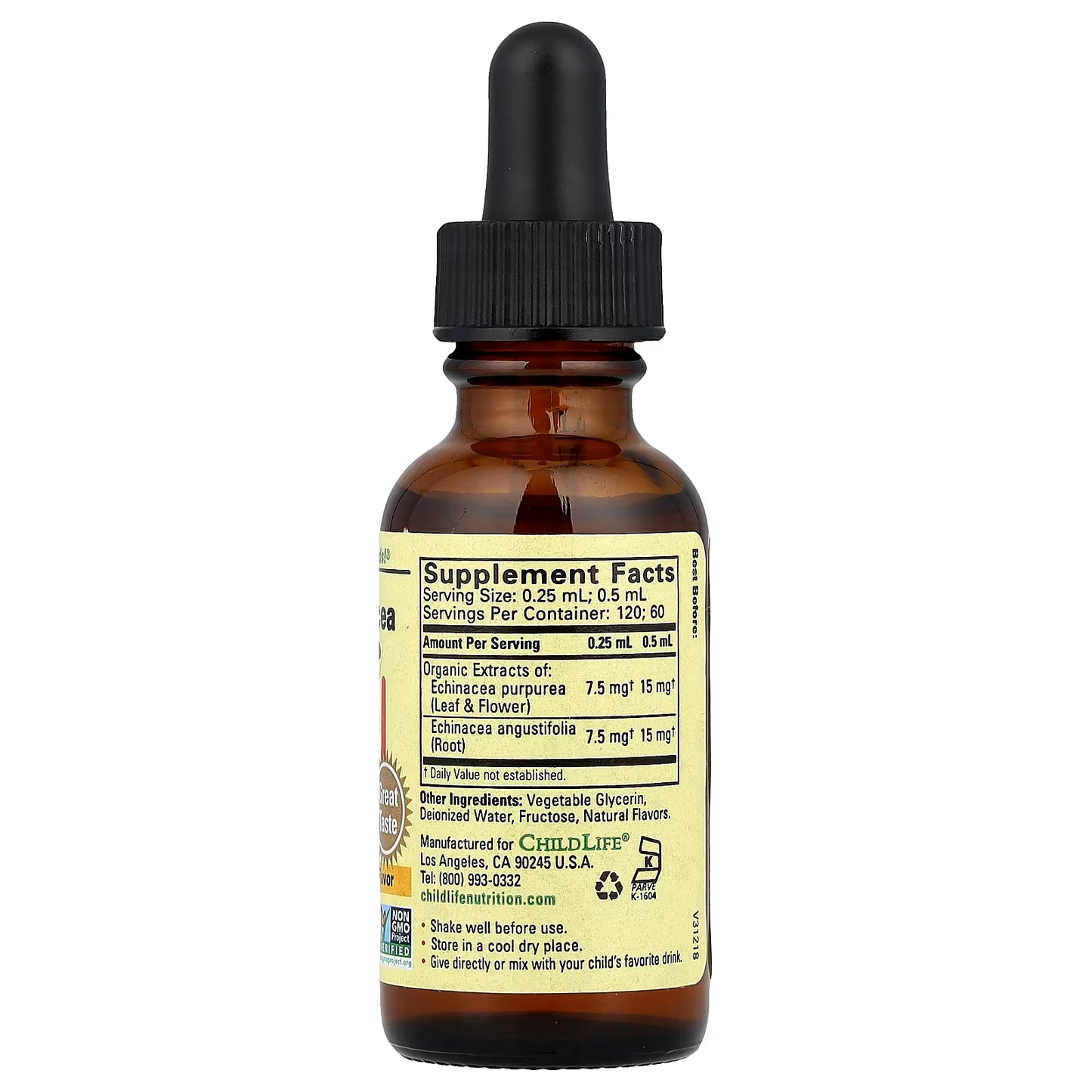 ChildLife Essentials, Essentials, Echinacea, Natural Orange, 1 fl oz (30 ml)