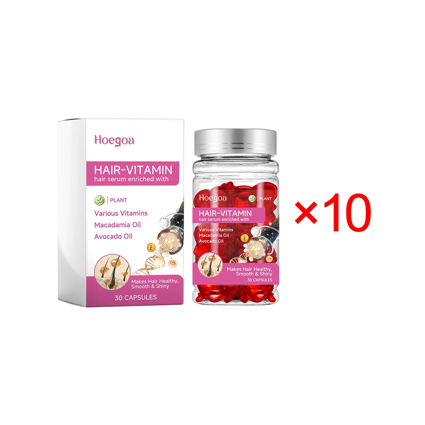 No Rinse Hair Vitamin Capsules Hair Serum