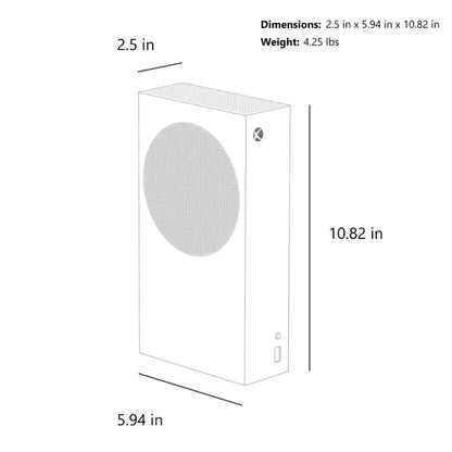 Microsoft - Xbox Series S 512GB All-Digital Console (Disc-Free Gaming) - White (US Version)