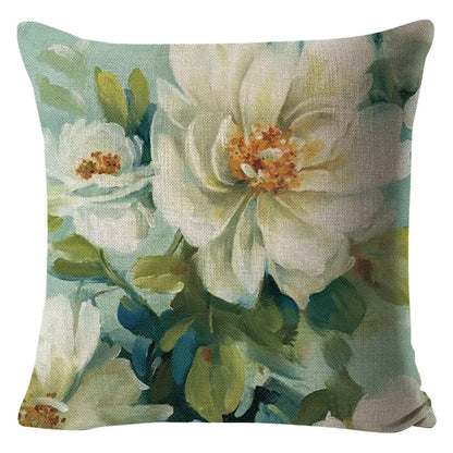 Colorful Flower Decoration Pillowcase