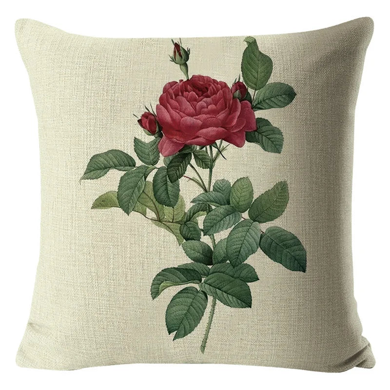 Colorful Flower Decoration Pillowcase