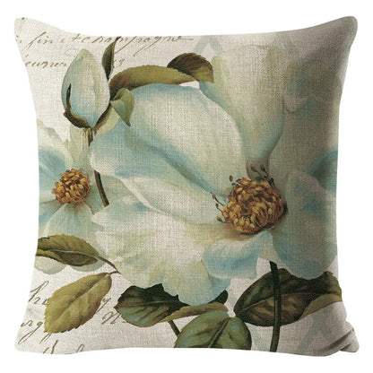Colorful Flower Decoration Pillowcase